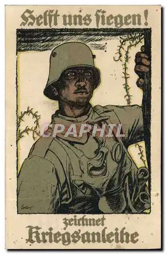 Cartes postales Fantaisie Illustrateur Militaria