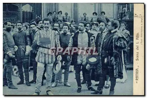 Cartes postales Theatre Patria Scena del I atto