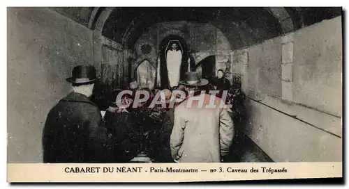 Ansichtskarte AK Theatre Cabaret du Neant Paris Montmartre Caveau des Trepasses