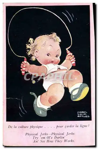 Cartes postales Fantaisie Illustrateur Enfant Mabel Lucie Attwell