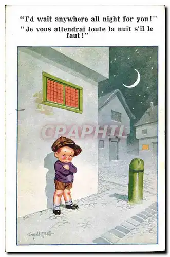 Cartes postales Fantaisie Illustrateur Enfant Donald Mc Gill