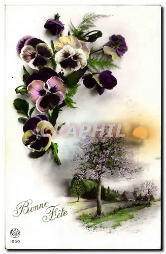 Cartes postales Fantaisie Fleurs