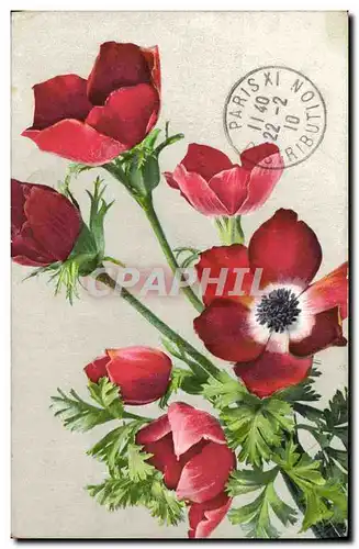 Cartes postales Fantaisie Fleurs