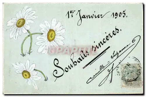 Cartes postales Fantaisie Fleurs