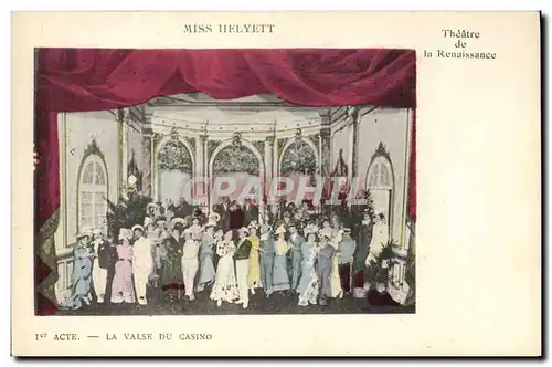 Cartes postales Theatre de la Renaissance la valse du casino