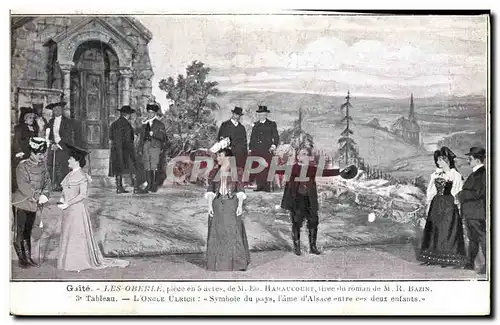 Cartes postales Theatre Paris Gaite Les oberle