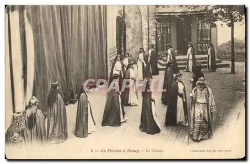 Cartes postales Theatre La Passion a Nancy Le choeur