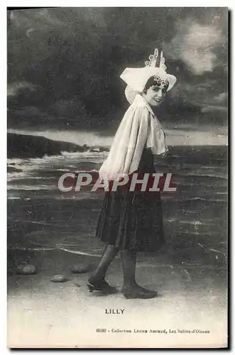 Cartes postales Folklore Les Sables d&#39Olonnne Lilly