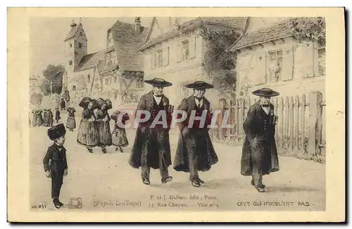 Cartes postales Fantaisie Illustrateur Hansi Alsace Ceux qui n'oublient pas