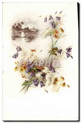 Cartes postales Fantaisie Fleurs