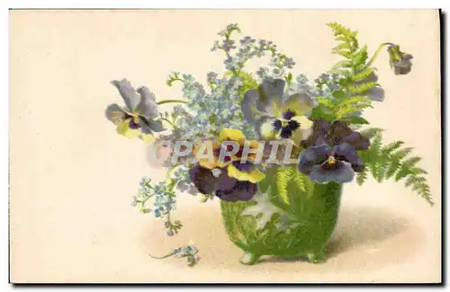 Cartes postales Fantaisie Fleurs