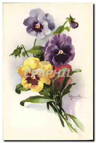 Cartes postales Fantaisie Fleurs