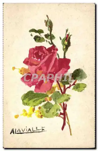 Cartes postales Fantaisie Fleurs