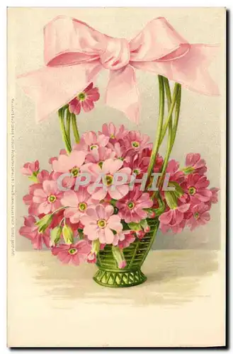 Cartes postales Fantaisie Fleurs