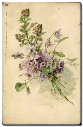 Cartes postales Fantaisie Fleurs