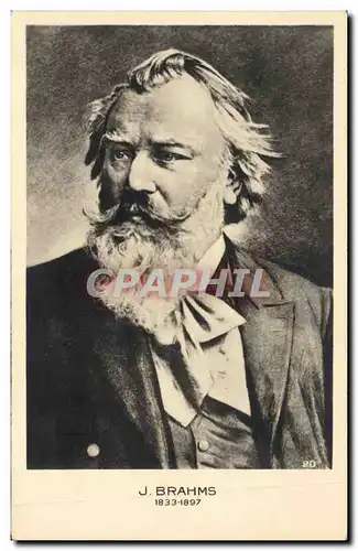 Cartes postales Brahms