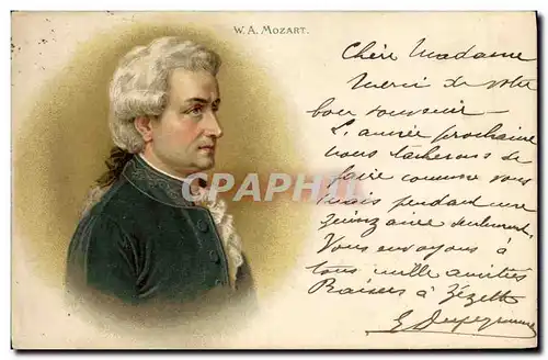 Cartes postales Mozart