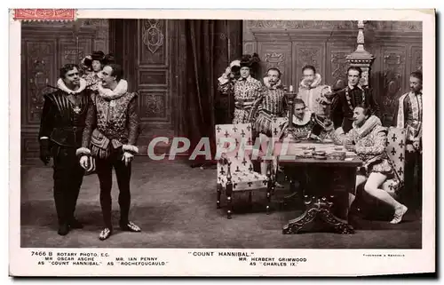 Cartes postales Theatre Count Hannibal Rochefoucauld Charles IX