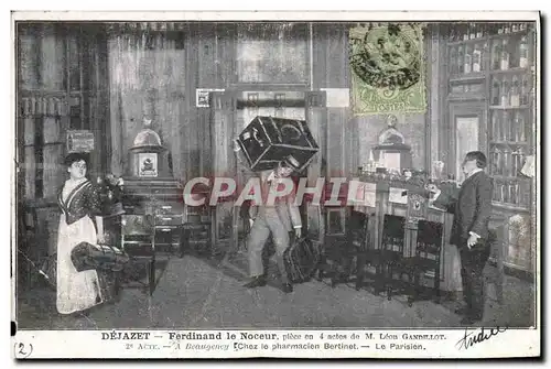 Cartes postales Theatre Dejazet Ferdinand le Noceur Leon Gandillot
