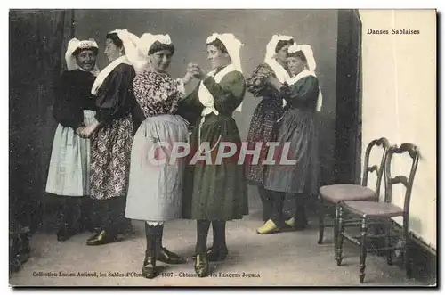 Cartes postales Folklore Danses Sablaises