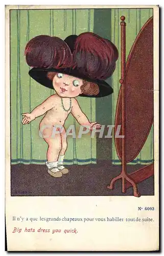 Cartes postales Fantaisie Illustrateur Enfant