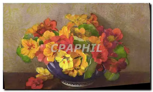 Cartes postales Fantaisie Fleurs