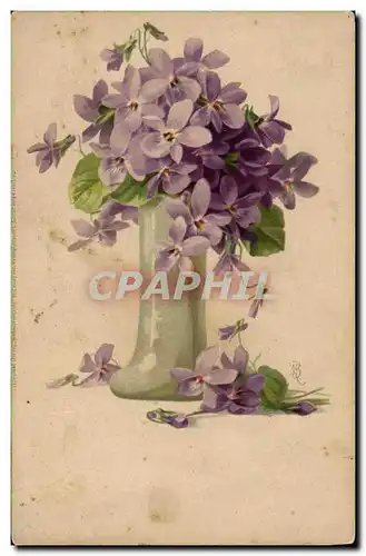 Cartes postales Fantaisie Fleurs