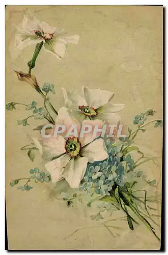 Cartes postales Fantaisie Fleurs