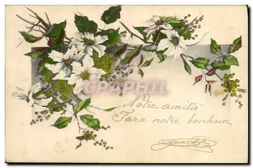 Cartes postales Fantaisie Fleurs