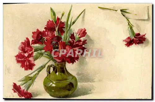 Cartes postales Fantaisie Fleurs