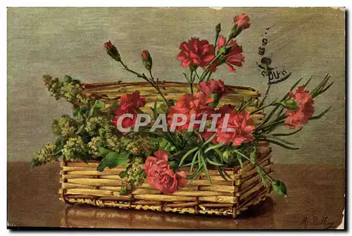 Cartes postales Fantaisie Fleurs