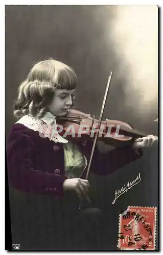 Ansichtskarte AK Enfant Violon