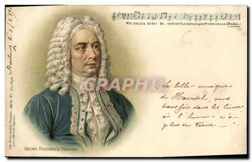 Cartes postales Georg Friedrich Handel