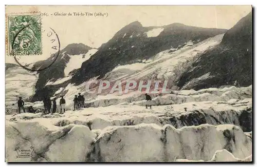 Ansichtskarte AK Militaria Chasseurs alpins Glacier de Tre la Tete