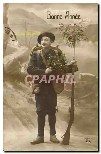 Cartes postales Militaria Chasseurs alpins