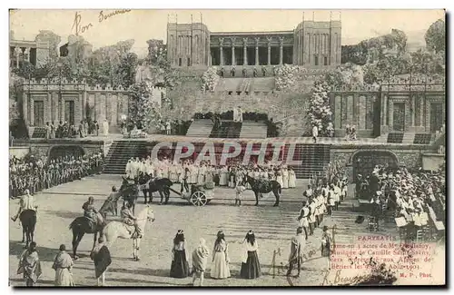 Cartes postales Theatre Parysatis Dieulafoy Camille Saint Saens