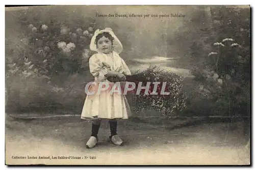 Cartes postales Folklore Sablaise Enfant