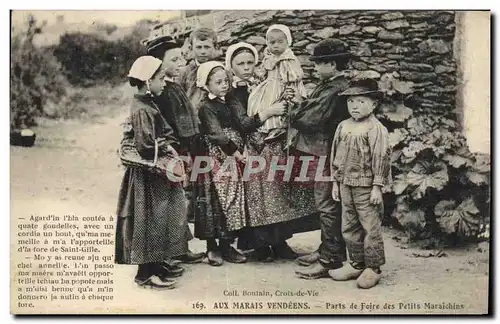 Ansichtskarte AK Folklore Aux marais vendeens Parts de foire des Petits Maraichins