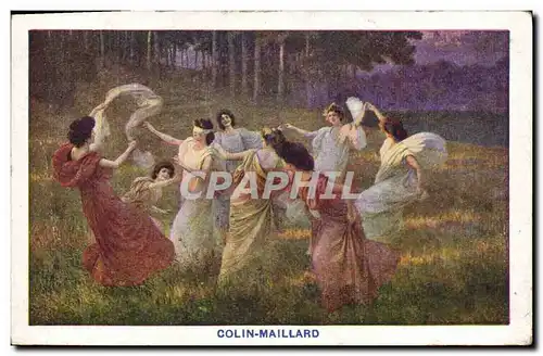 Cartes postales Colin Maillard Femmes