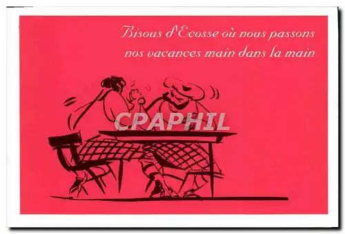 Cartes postales moderne Ecosse Bras de fer