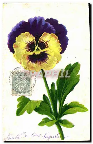 Cartes postales Fantaisie Fleurs