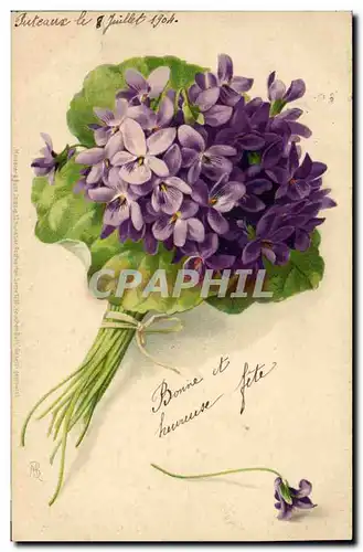 Cartes postales Fantaisie Fleurs