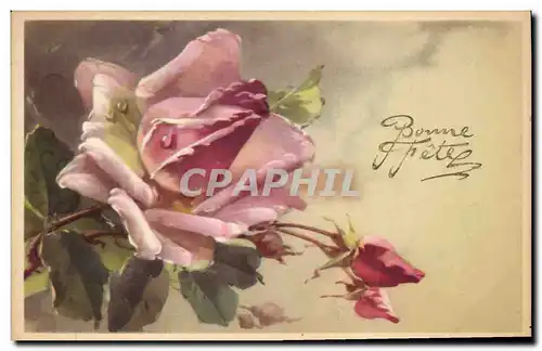 Cartes postales Fantaisie Fleurs