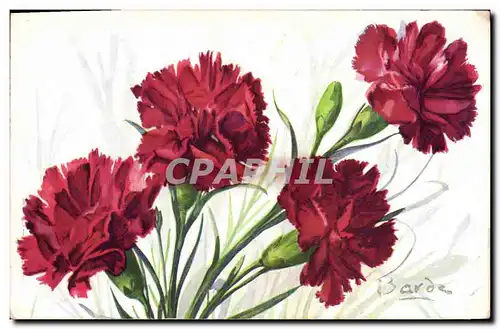 Cartes postales Fantaisie Fleurs