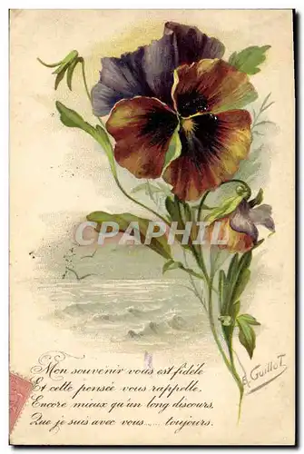 Cartes postales Fantaisie Fleurs