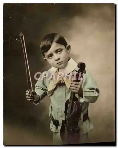 Ansichtskarte AK Enfant Violon