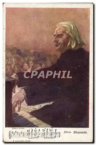 Cartes postales Rhapsodie Piano