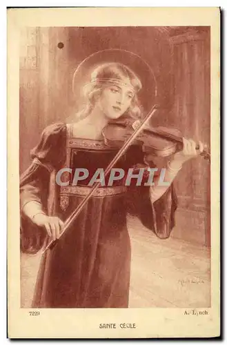 Cartes postales Sainte Cecile Violon