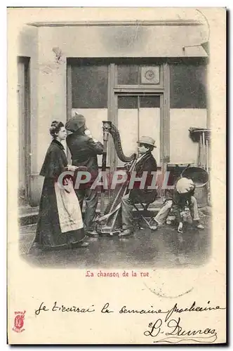 Cartes postales La chanson de la rue Harpe