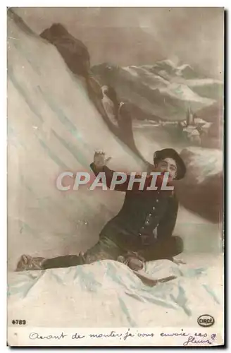 Cartes postales Militaria Chasseurs alpins